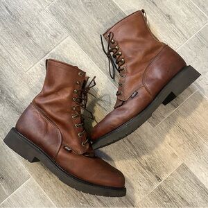 Justin Men's Double Comfort EH
Lace Up Round Toe Work Boot
Size 14D